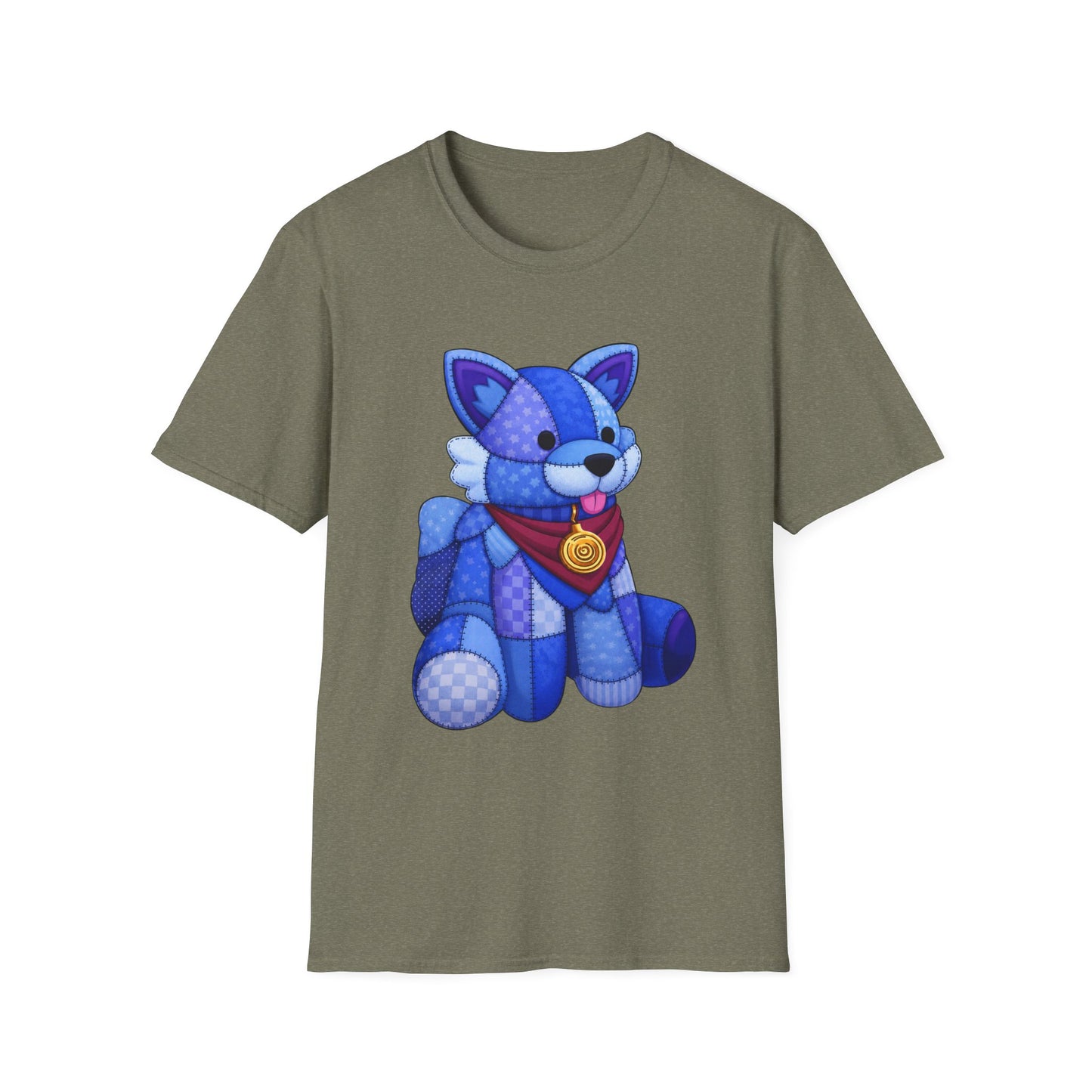 Palia Inspired Tau Plushie Patchwork-like Graphic Shirt