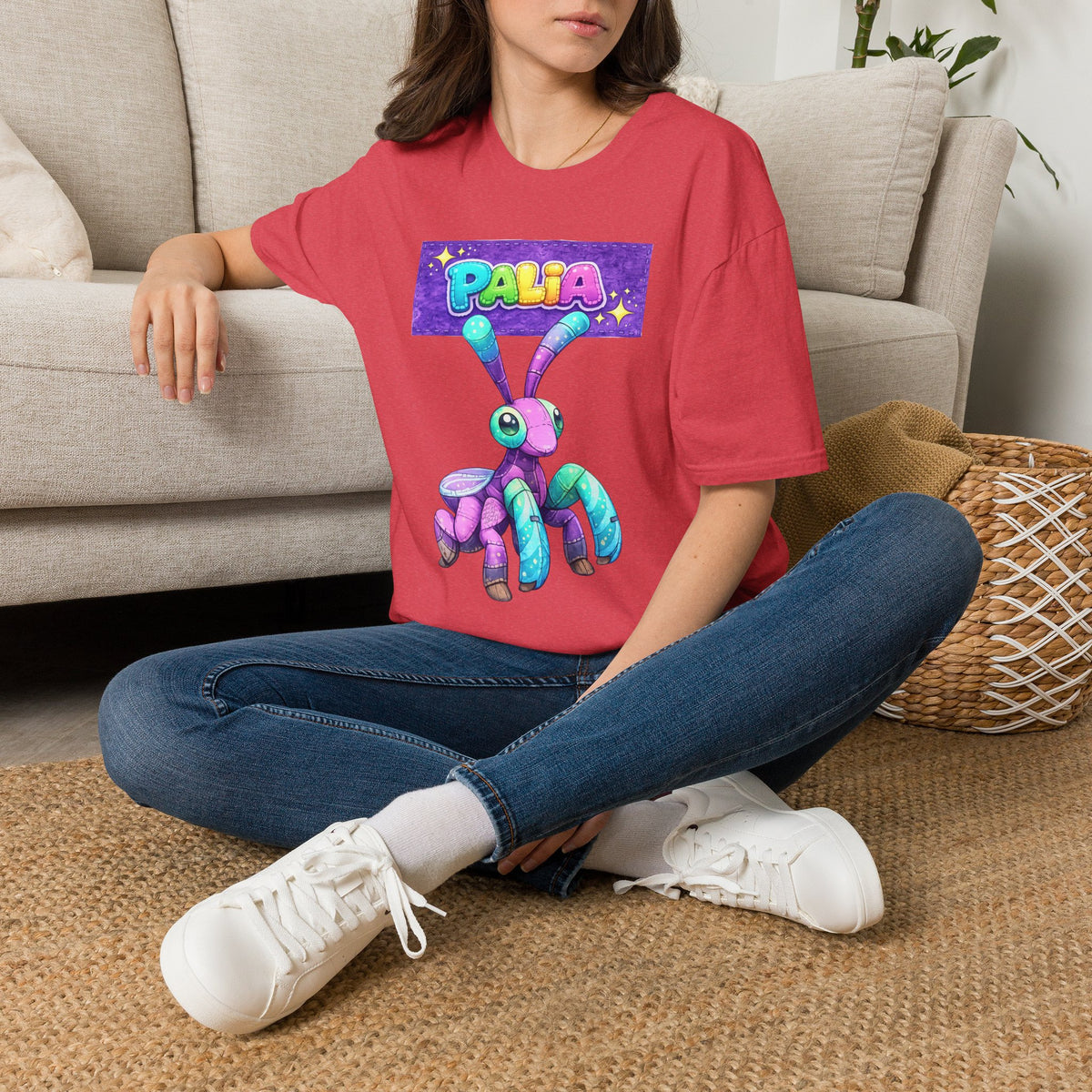 Palia Inspired Fairy Mantis Plush Graphic T-Shirt