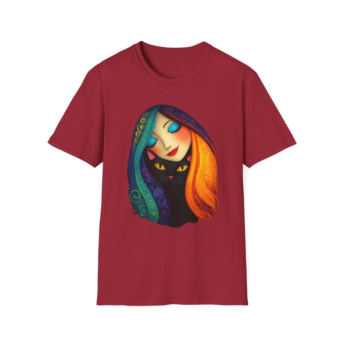 Cat Mom Art graphic tee Pet lover Cat lover Shirt Witchsoul Original