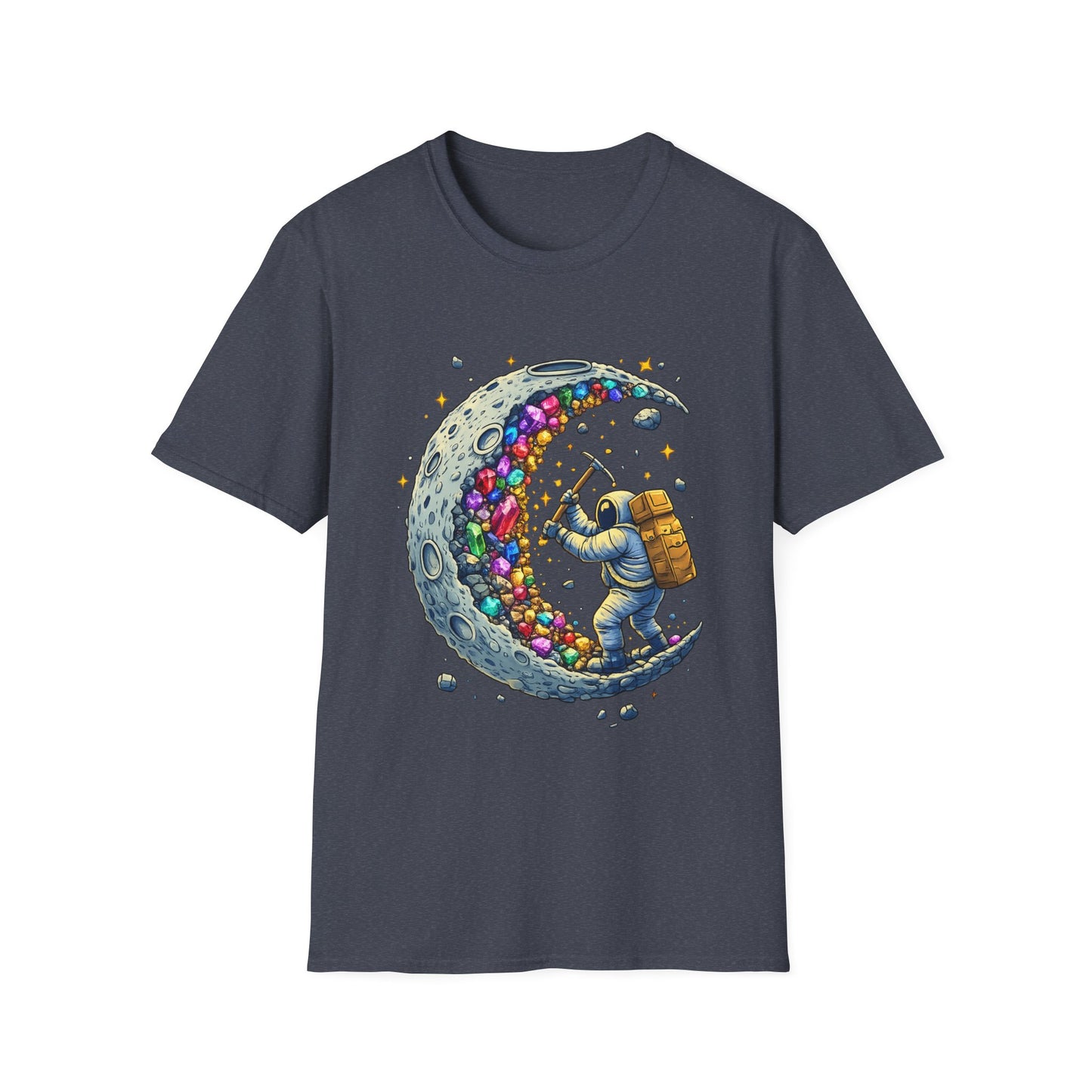Astronaut Moon Harvest WitchSoul Original T-Shirt — Colorful Space Candy Graphic Tee