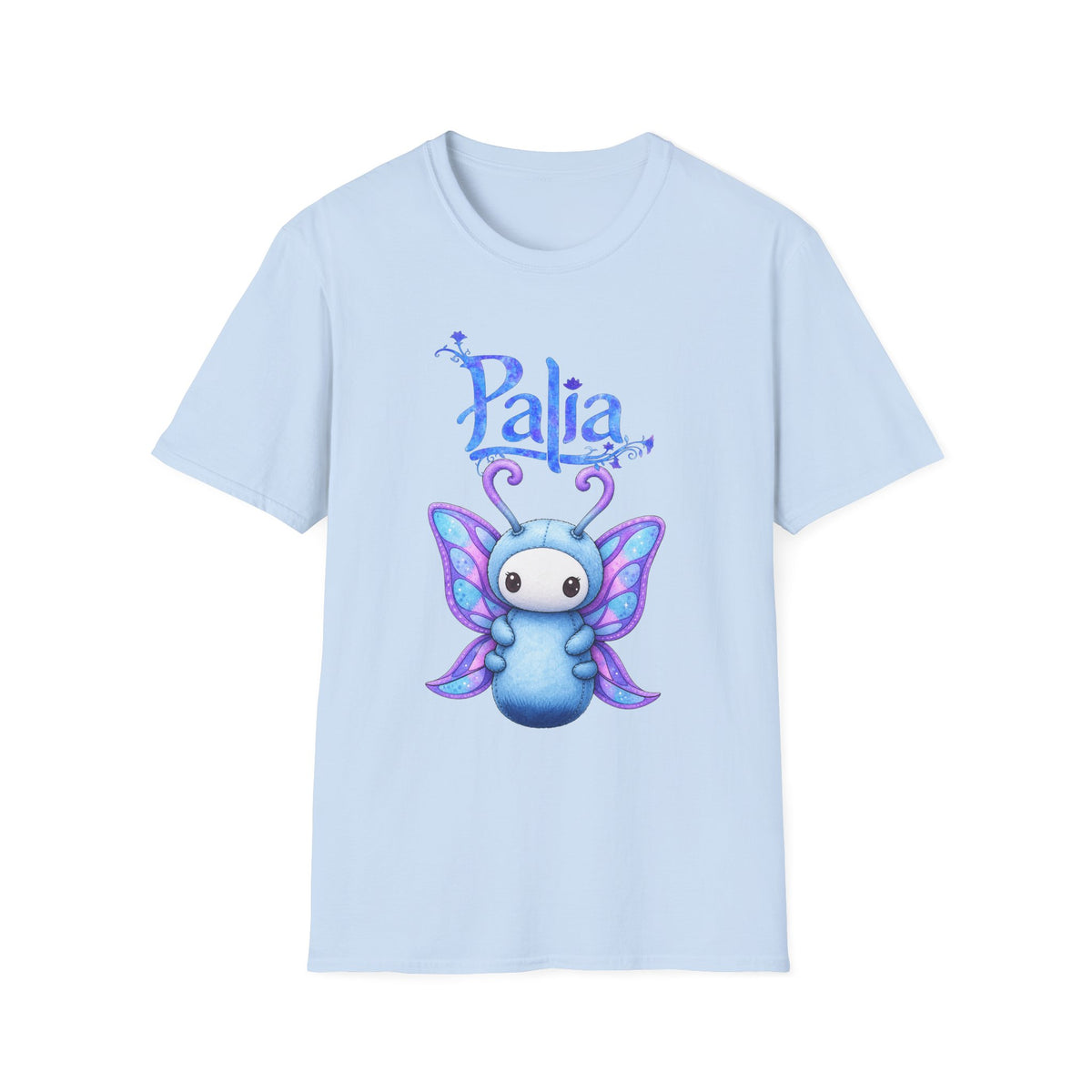 Palia Inspired Shimmefly Plush Watercolor Style T-Shirt
