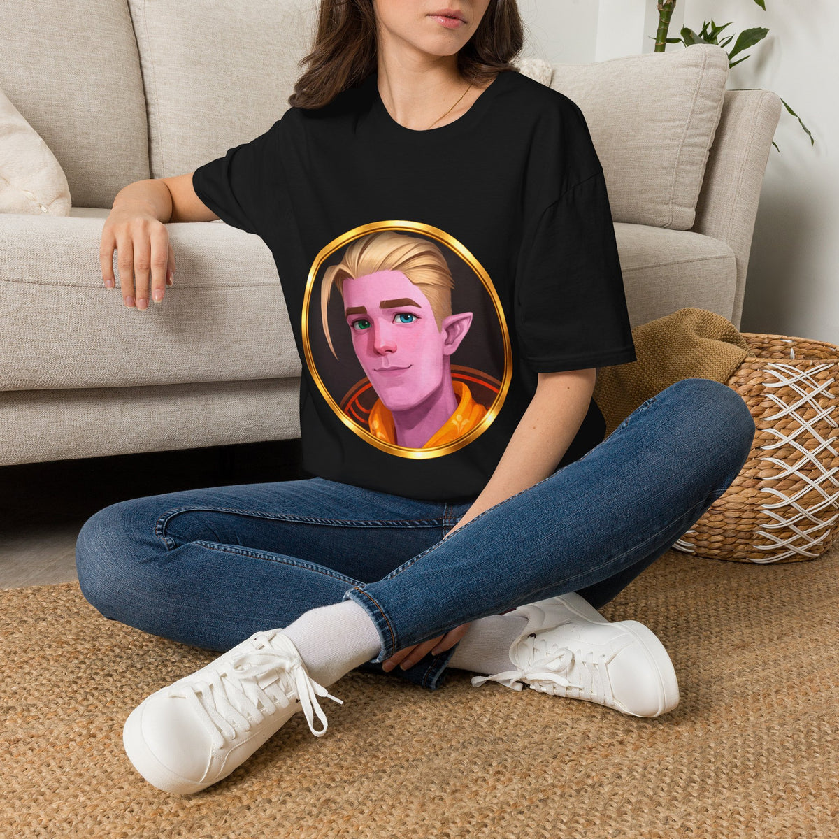 Palia Inspired Nai'o T-Shirt  — Gamer Avatar Tee