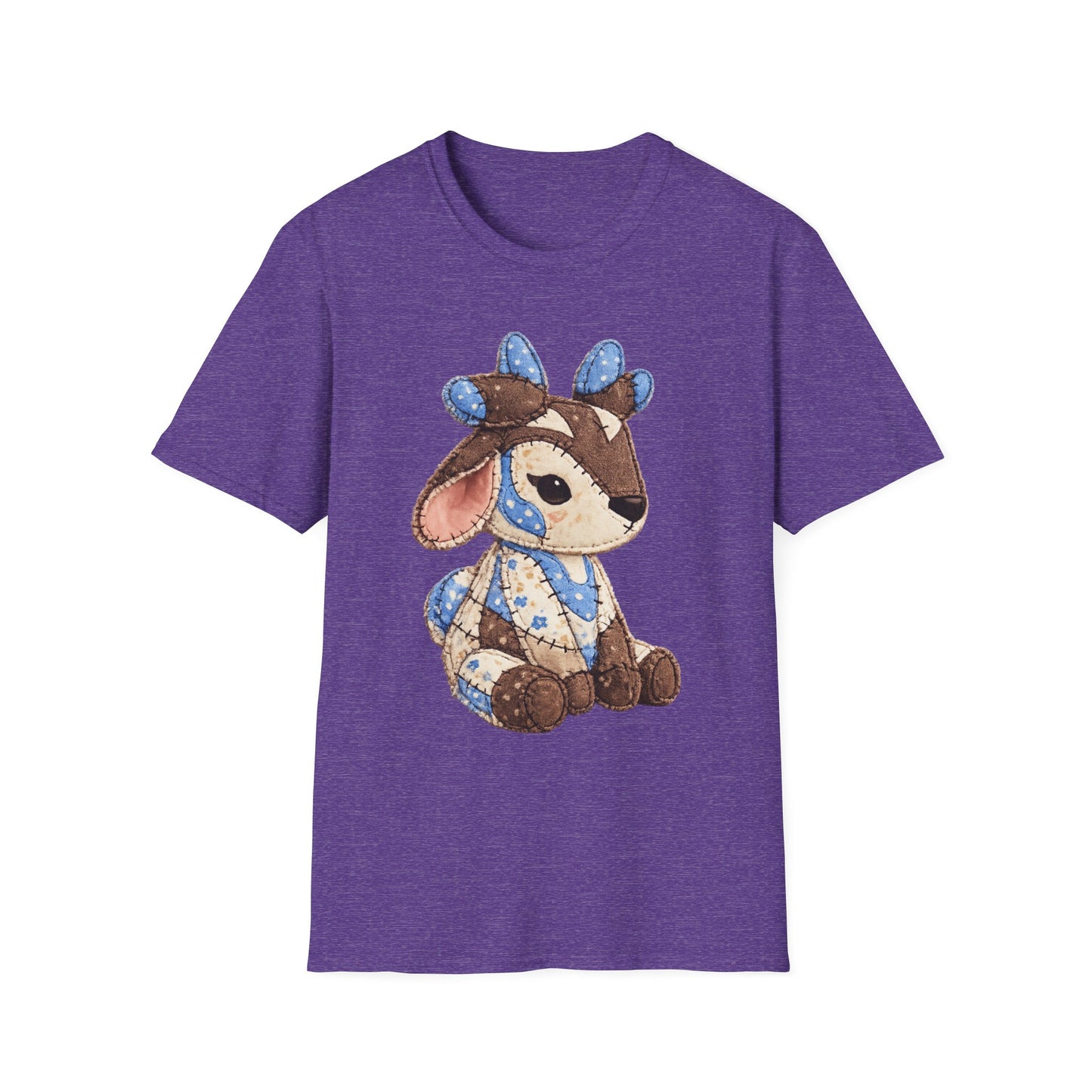 Palia Inspired Proudhorned Sernuk Plush Patchwork Graphic Tee