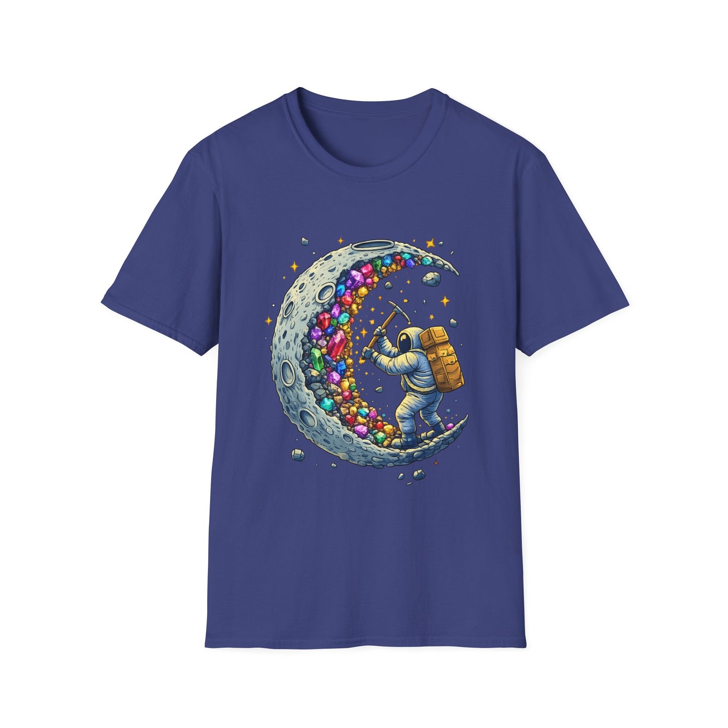 Astronaut Moon Harvest WitchSoul Original T-Shirt — Colorful Space Candy Graphic Tee