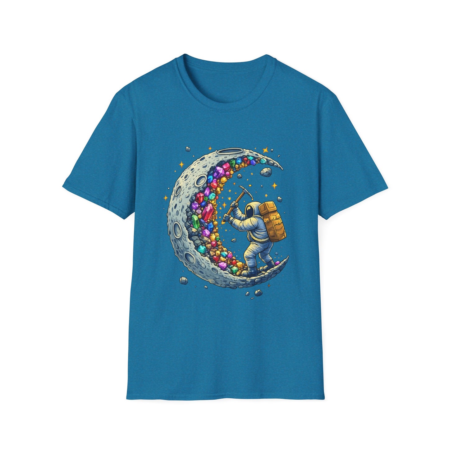 Astronaut Moon Harvest WitchSoul Original T-Shirt — Colorful Space Candy Graphic Tee