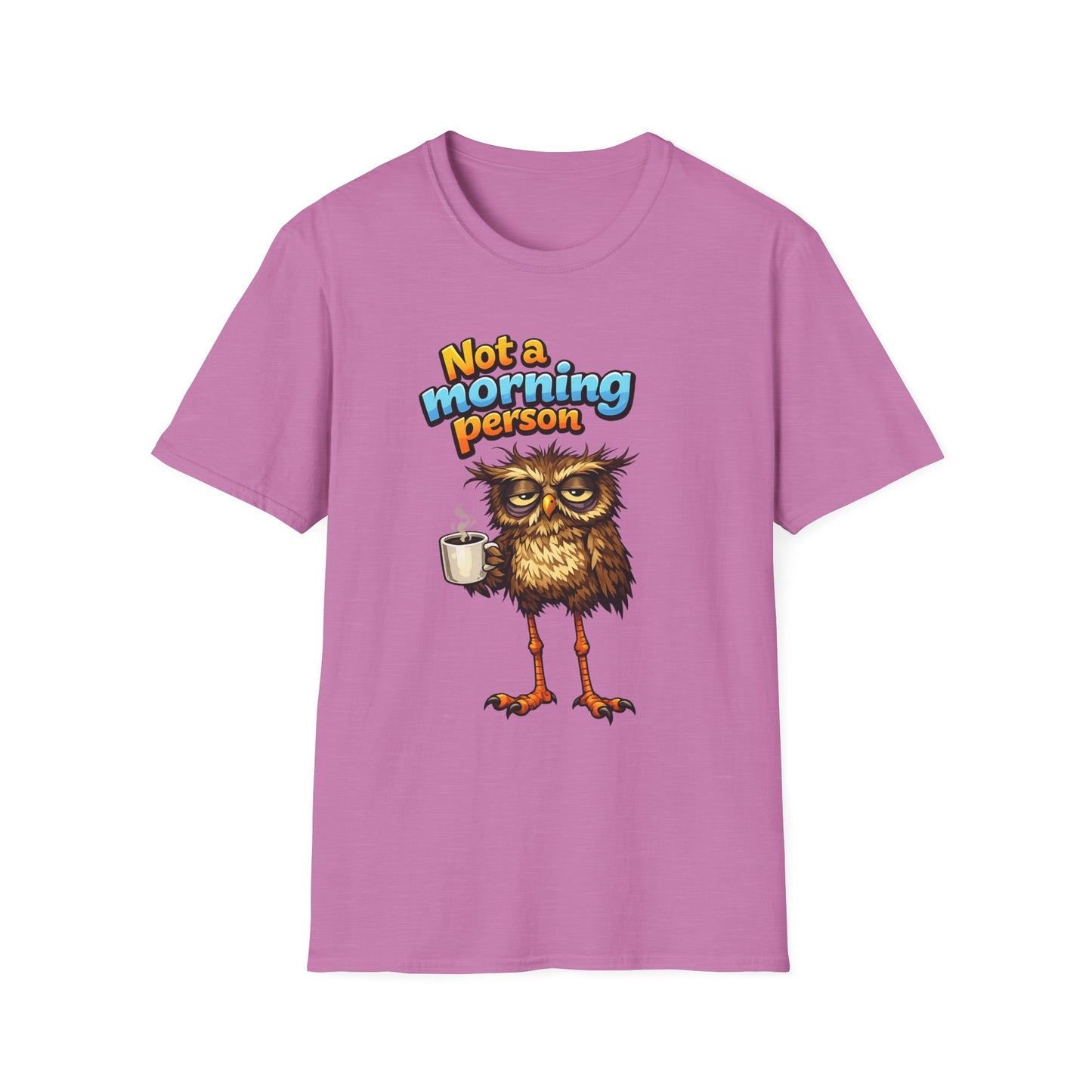 Not a Morning Person Owl WitchSoul Original T-Shirt — Funny Coffee Lover Graphic Tee