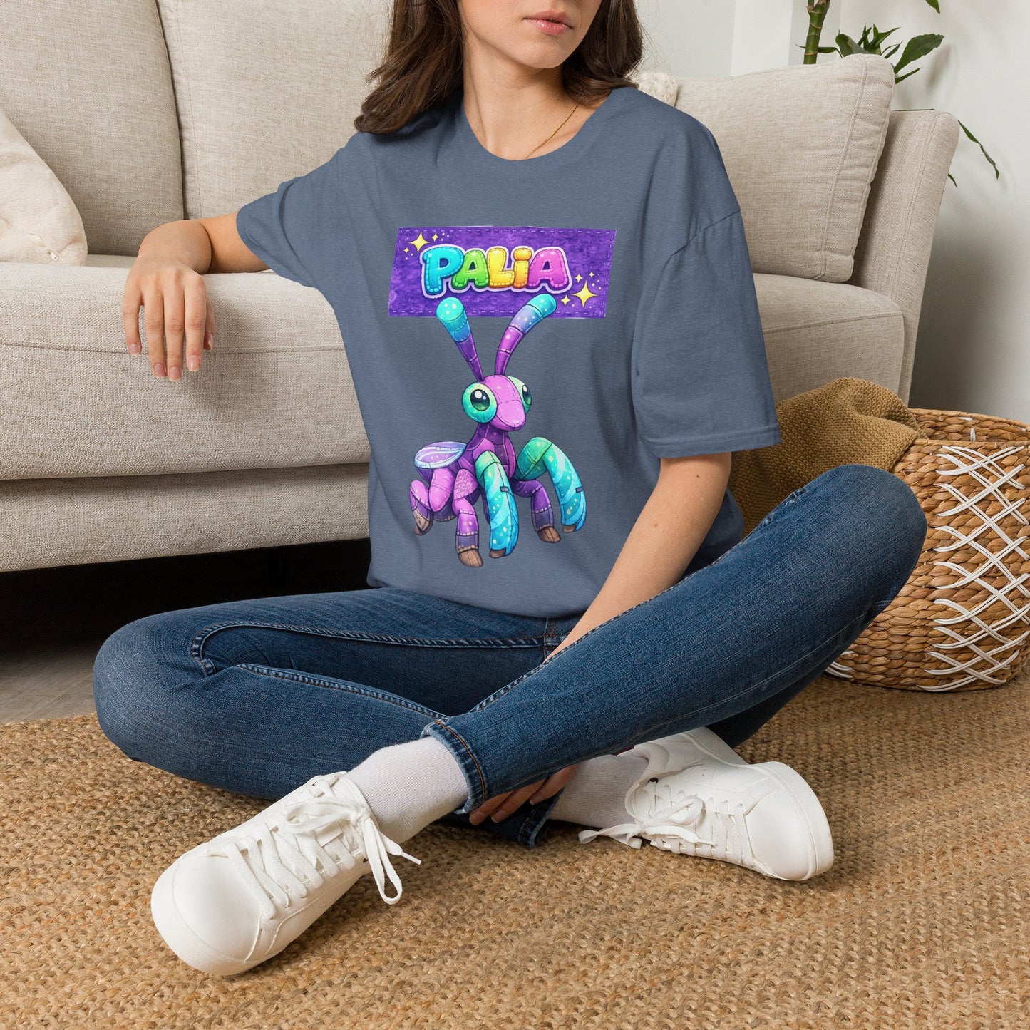 Palia Inspired Fairy Mantis Plush Graphic T-Shirt