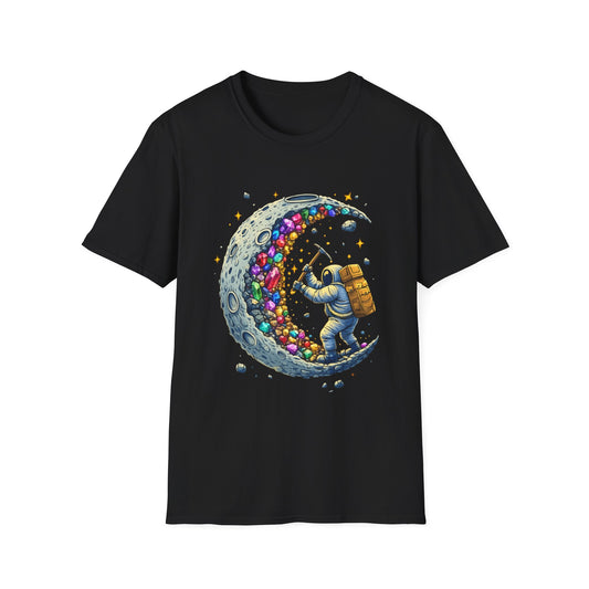Astronaut Moon Harvest WitchSoul Original T-Shirt — Colorful Space Candy Graphic Tee