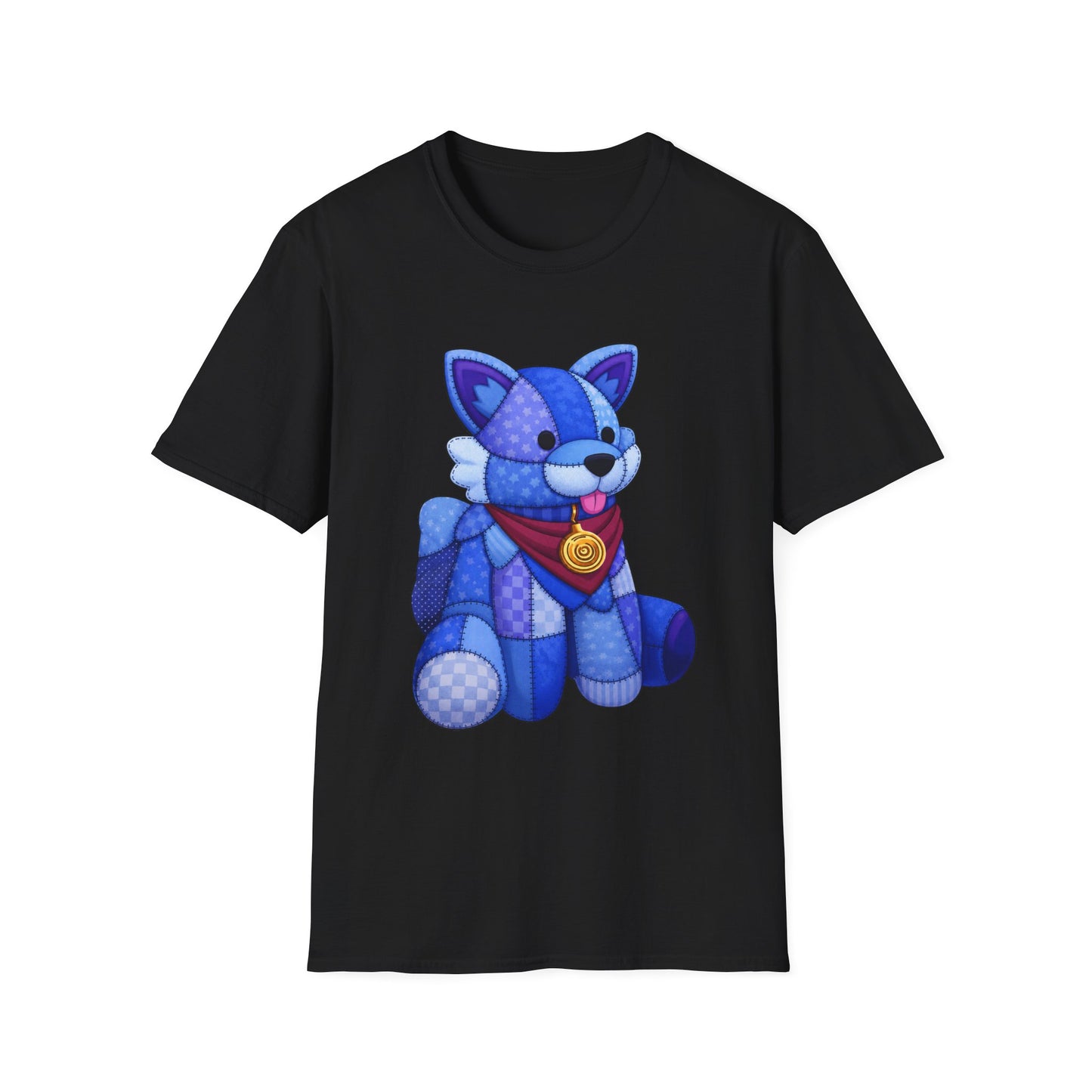 Palia Inspired Tau Plushie Patchwork-like Graphic Shirt
