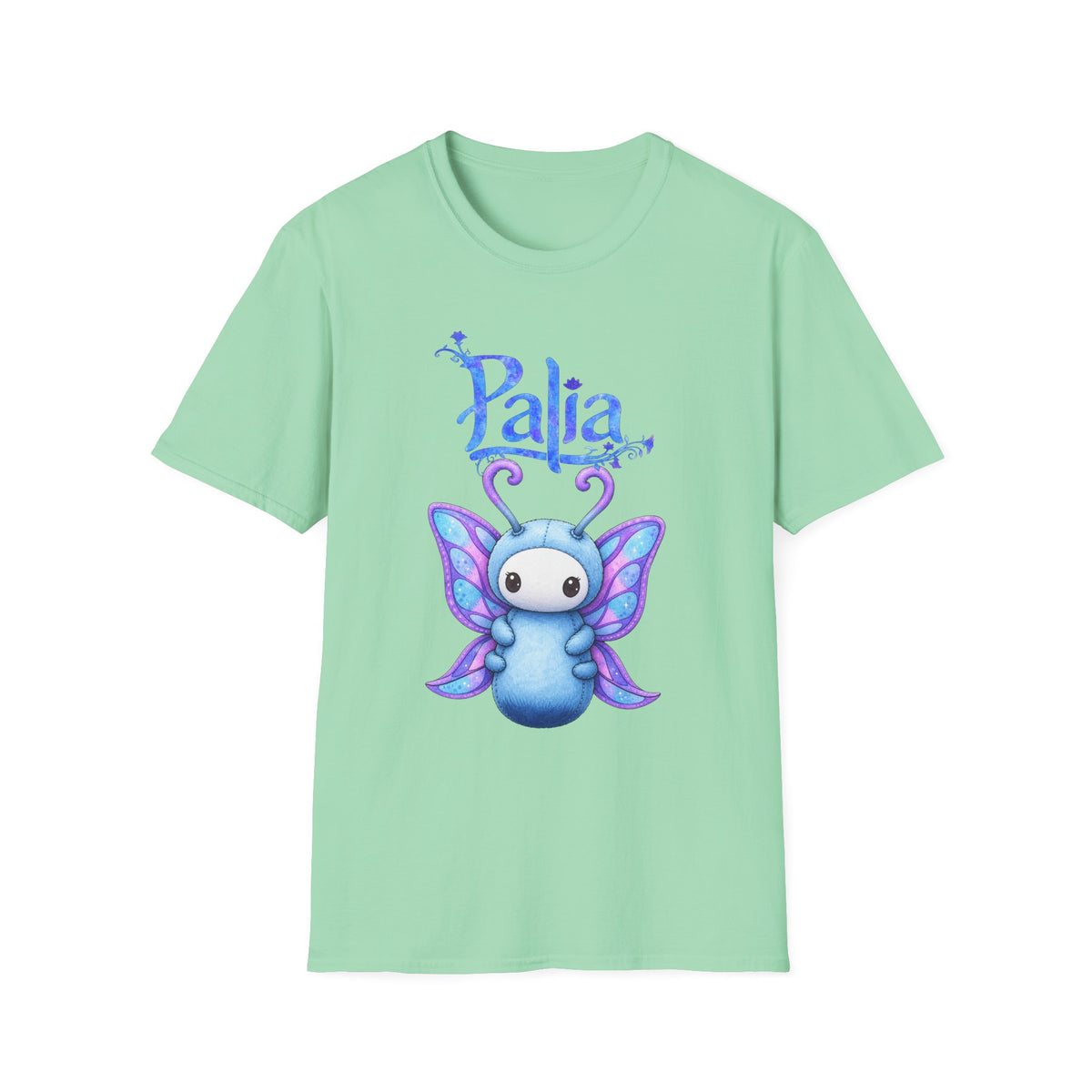 Palia Inspired Shimmefly Plush Watercolor Style T-Shirt