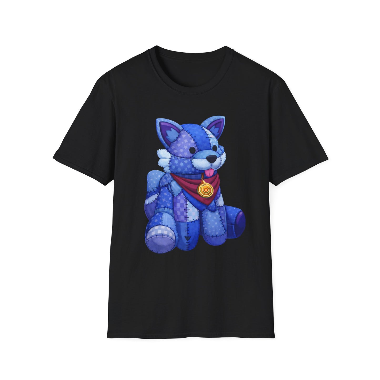 Palia Inspired Tau Plushie Patchwork-like Graphic Shirt