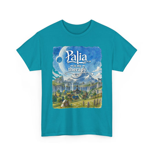 T-Shirt — "Palia Is My Therapy" Palia Inspired Landscape Graphic Tee