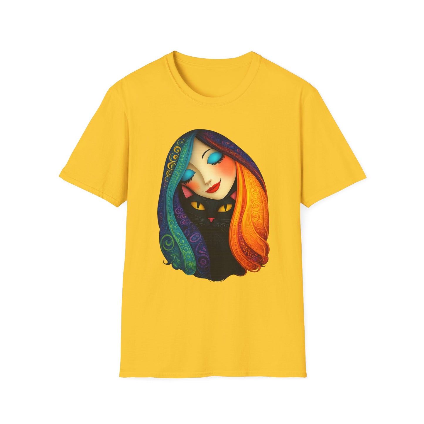 Cat Mom Art graphic tee Pet lover Cat lover Shirt Witchsoul Original