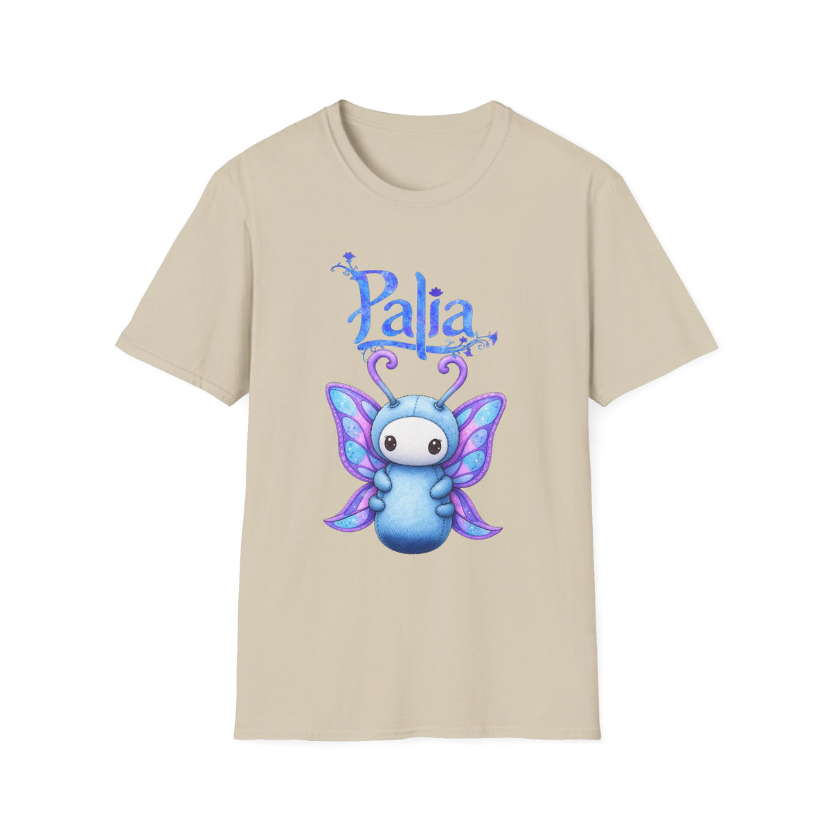 Palia Inspired Shimmefly Plush Watercolor Style T-Shirt