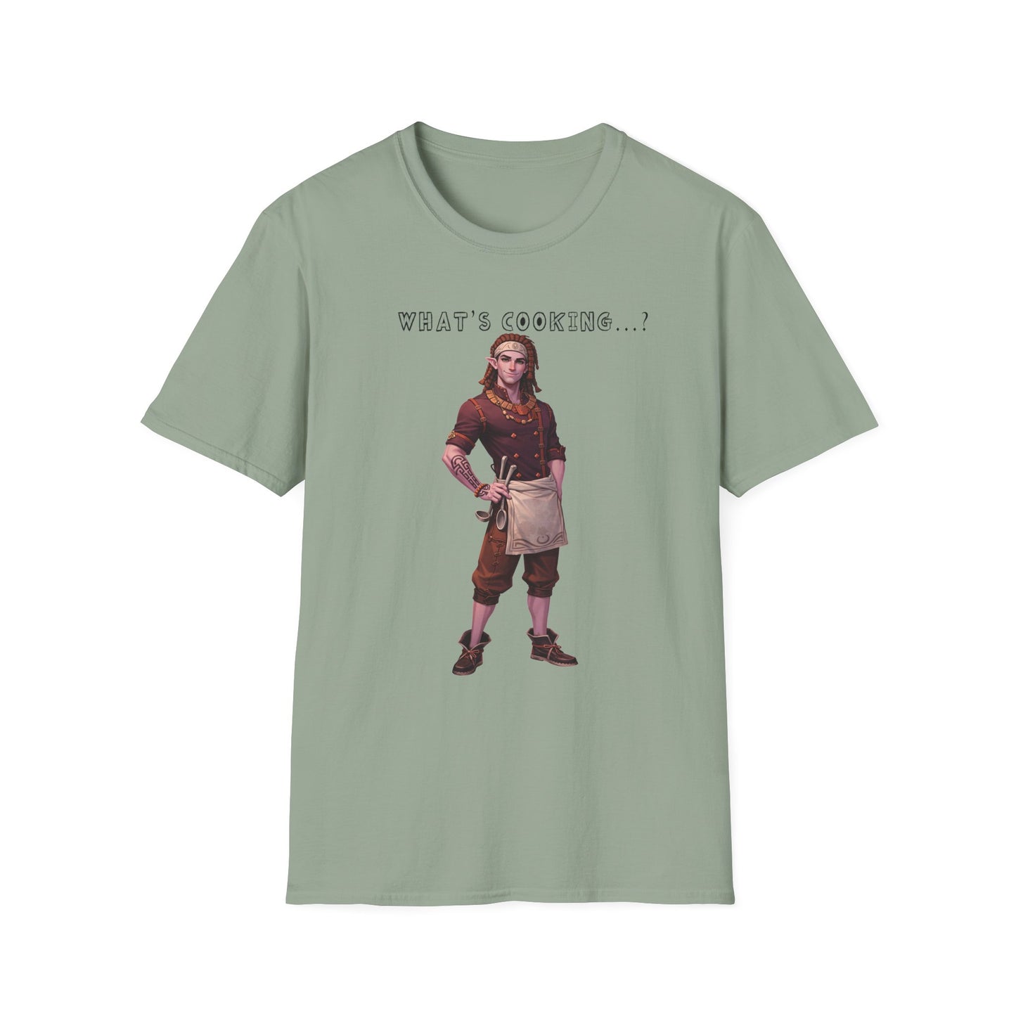 Reth T-Shirt — "What's Cooking?" Fantasy FanArt Palia Inspired Chef Character Tee