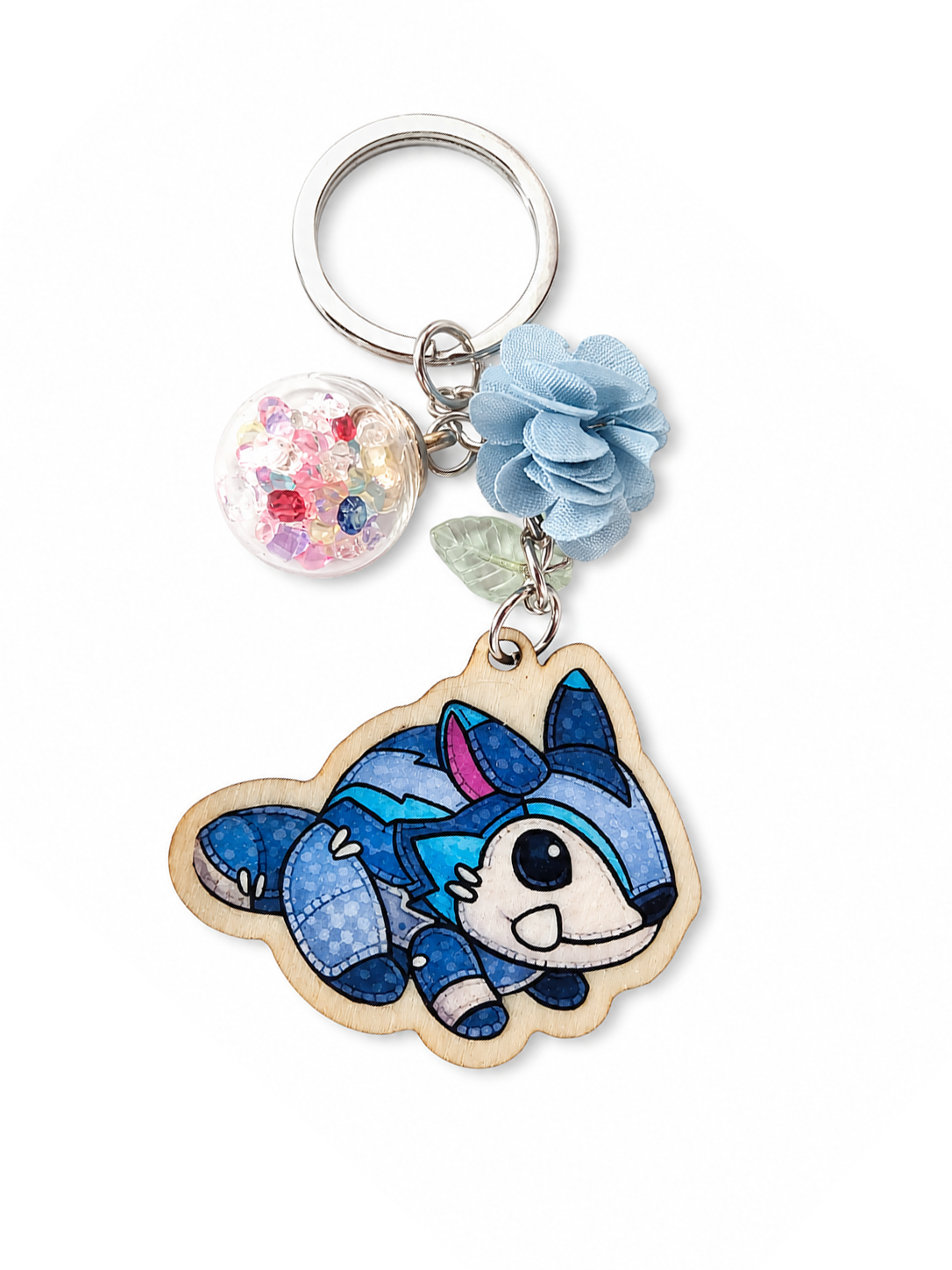 Palia Inspired Chapaa Patchwork Plush Keychain/Bag Charm