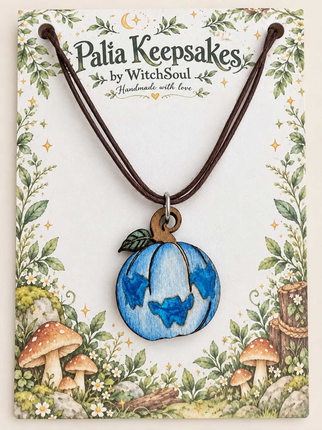 Palia Inspired Jaakcat Spiritfest Ghastly Mask Necklace