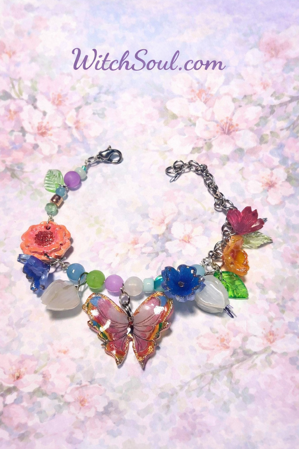 Palia Inspired Rainbow-Tipped Butterfly Bracelet FREE SHIPPING