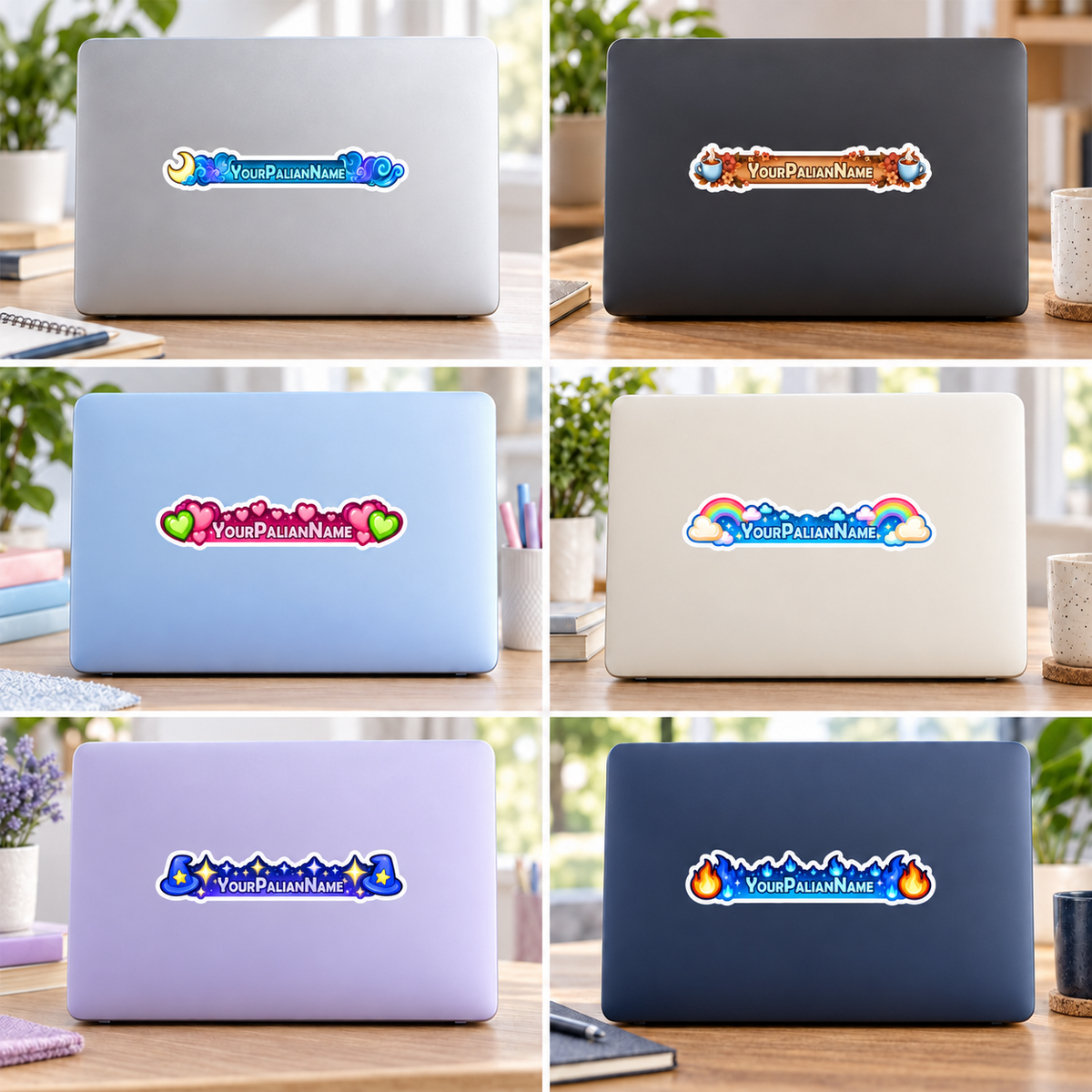 Palia Inspired Nameplate Sticker