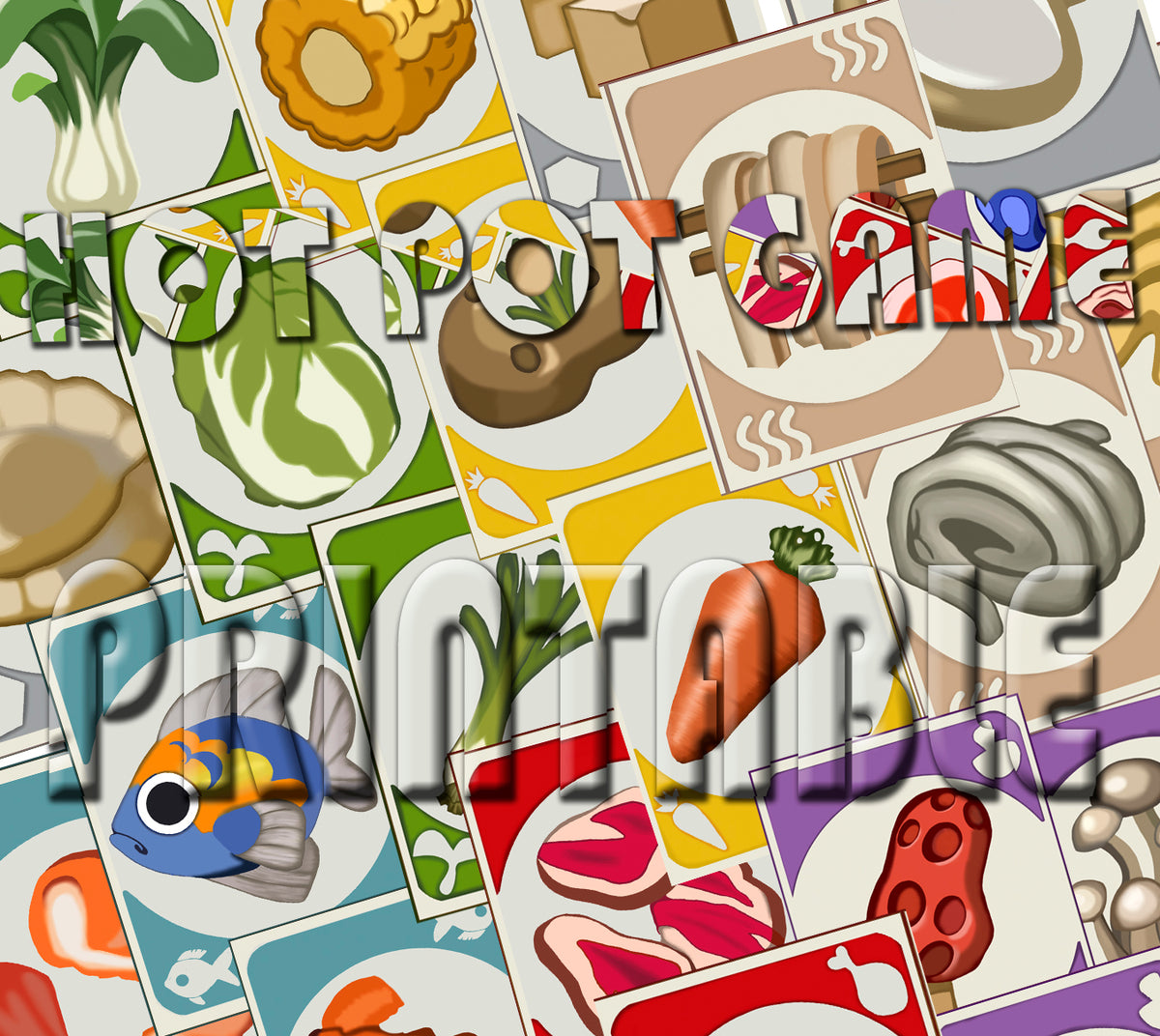 Palia HOTPOT game cards High Quality Printable png format 300 DPI