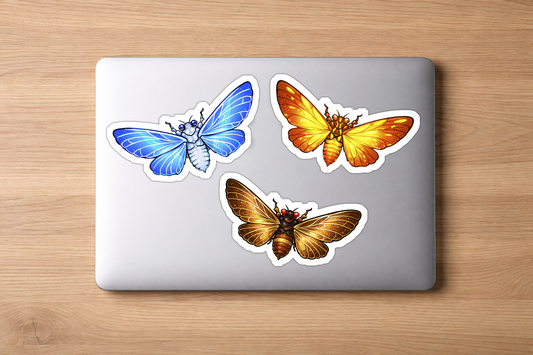 Palia Inspired Cicada Collection Sticker Pack PopColor Art Kiss Cut