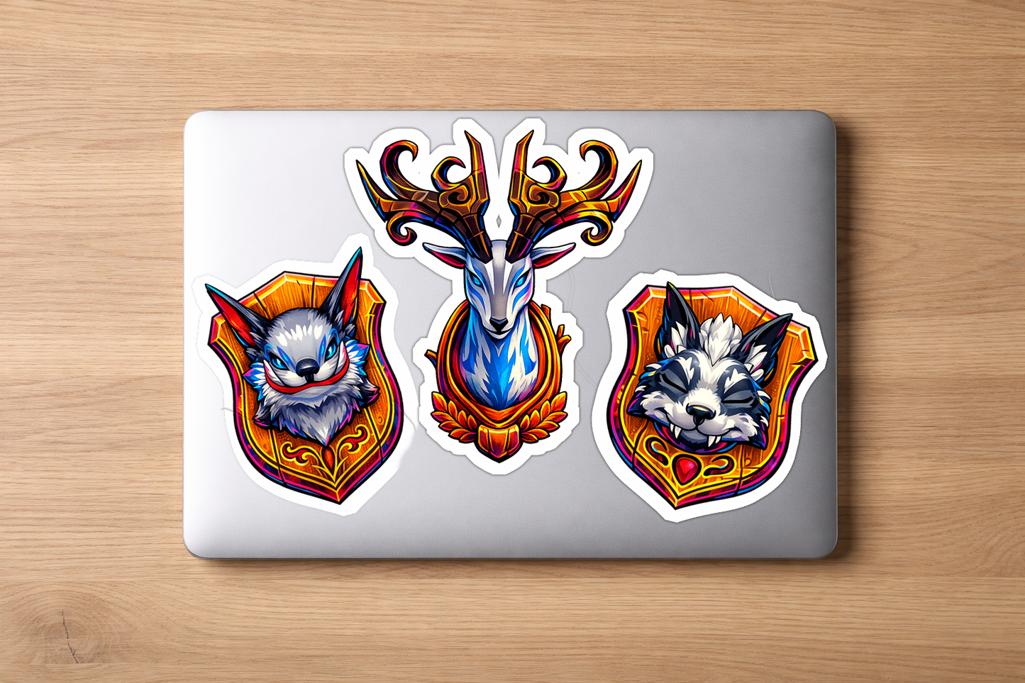 Palia Inspired Mounted Trophy Collection Sticker Pack PopColor Kiss Cut Stickers