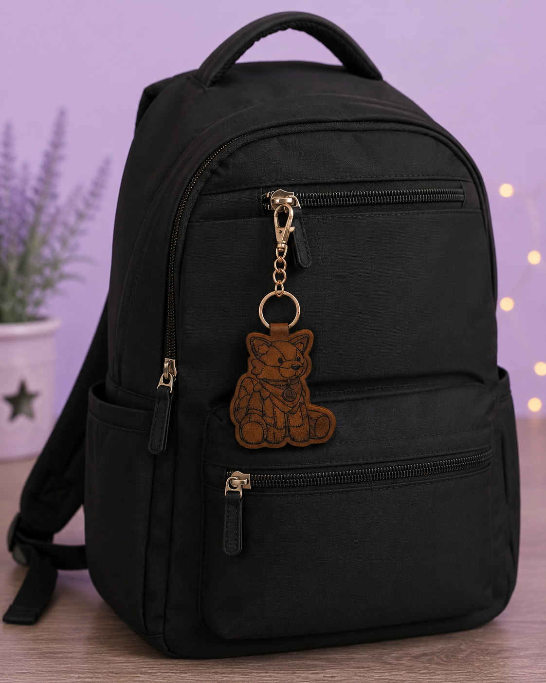 Palia Inspired Tau Patchwork Plush Keychain Bagpack Charm