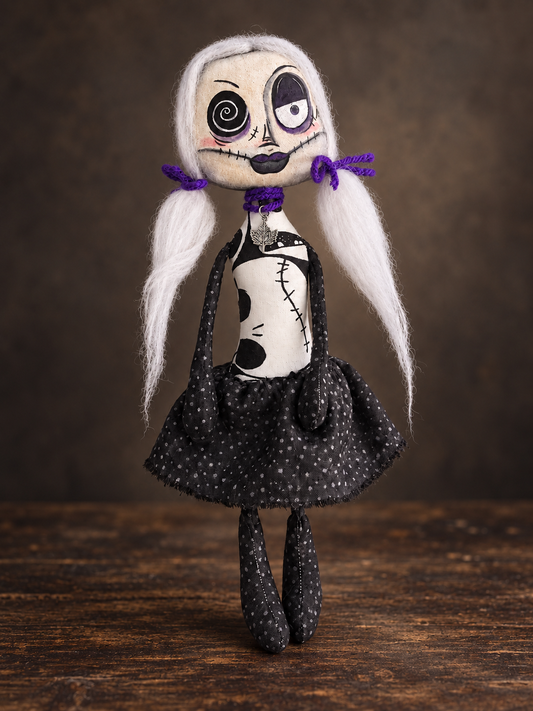 One Of A Kind Creepy Cute ArtDoll Luna Whisper Collectible Unique