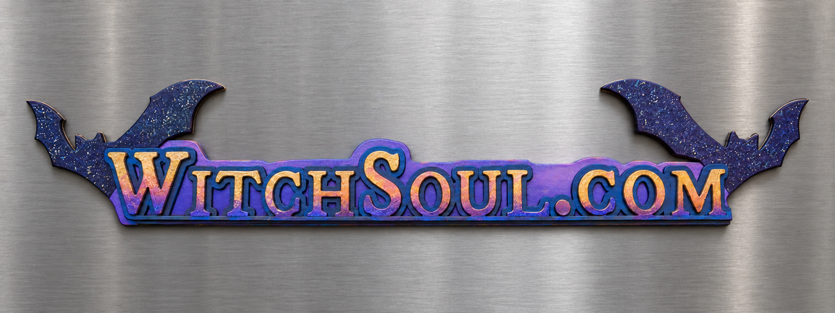 Palia Inspired Batty Nameplate Spiritfest Multilayered Hand-painted Magnet