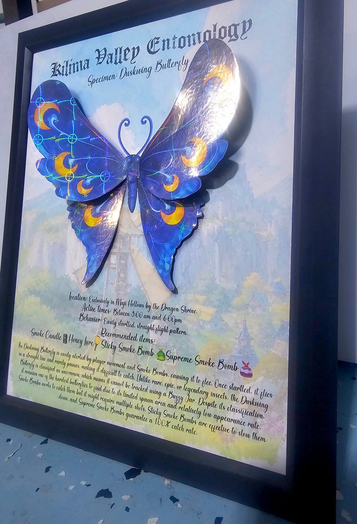 Palia Inspired Poster — Palia Inspired Entomology Wall Art
