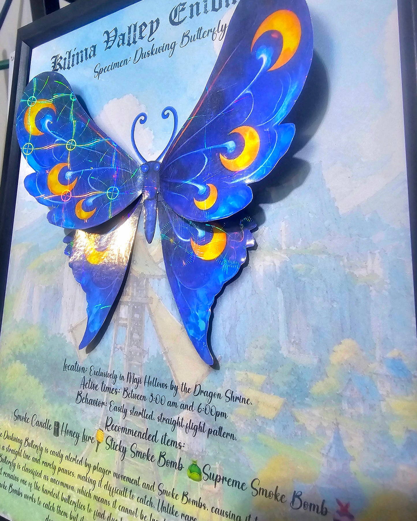 Palia Inspired Poster — Palia Inspired Entomology Wall Art