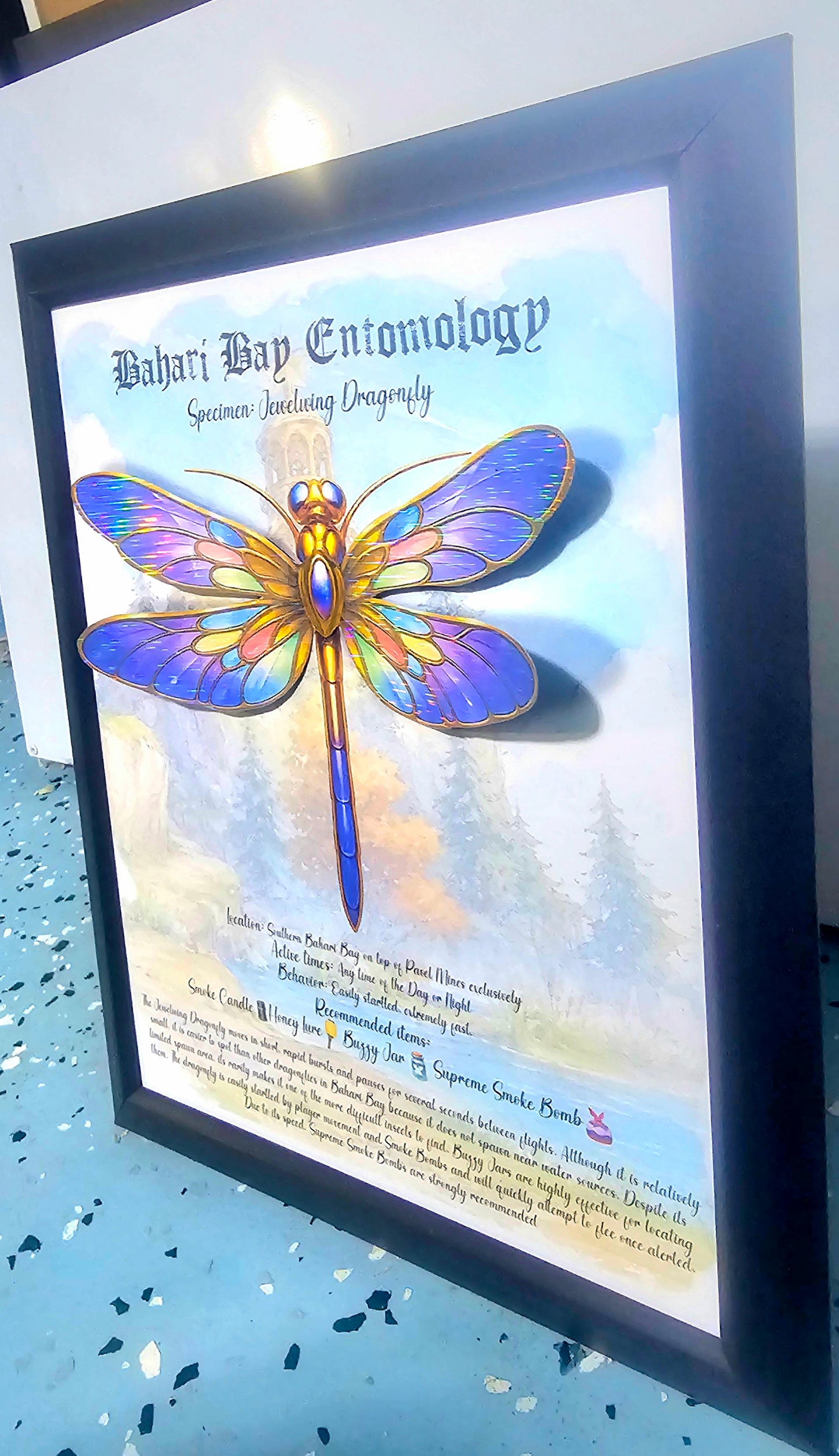 Palia Inspired Poster — Palia Inspired Entomology Wall Art