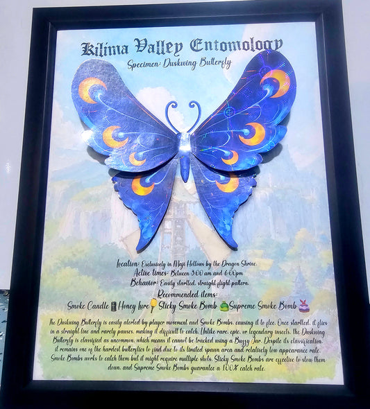 Palia Inspired Poster — Palia Inspired Entomology Wall Art