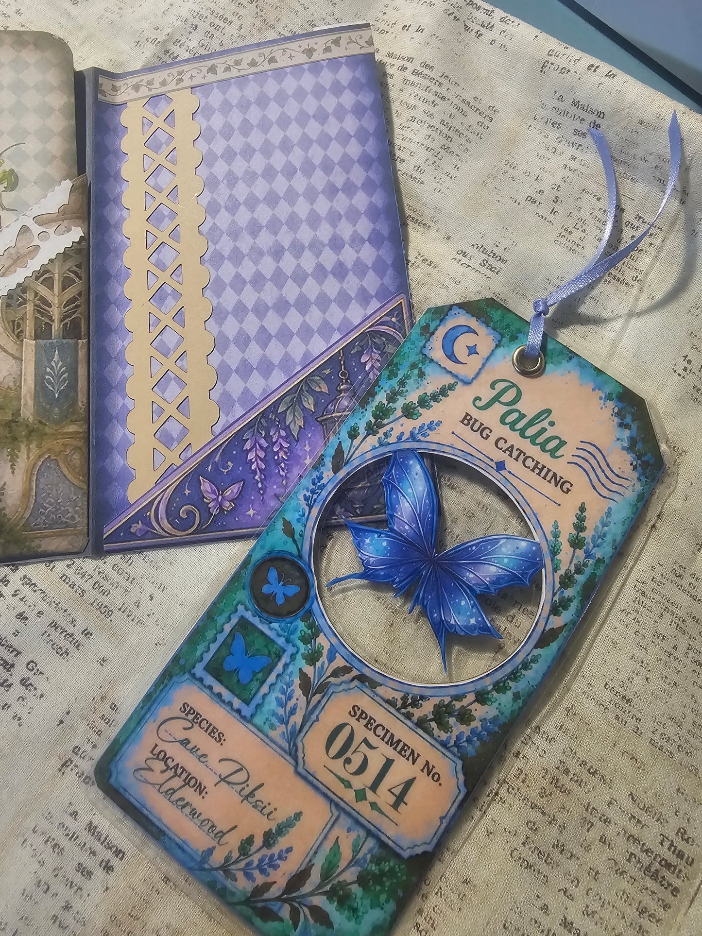 Palia Inspired Bug Catching Guide Tracker with Bug Collector Cards Interactive Scrapbook Junk Journal