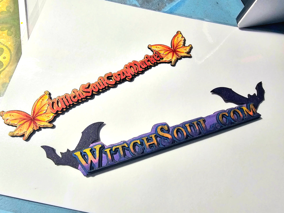 Palia Inspired Magnet Multilayered Nameplate